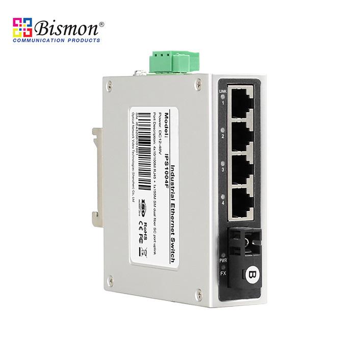 4Port PoE 10/100M with 1RJ45 Port Industrial switch